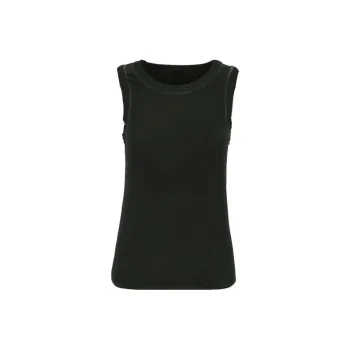 UMA WANG Crewneck Knitted Tank Top