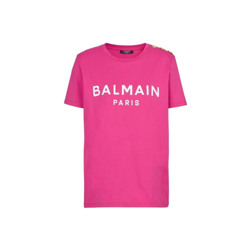 BALMAIN T-Shirts Women's Pink-0