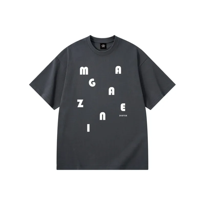 DIDTEK Drop Shoulder Sleeve Short Sleeved T Shirts Unisex-4