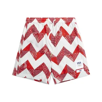 KITH For Team Usa Zig Zag Quilt Active Short