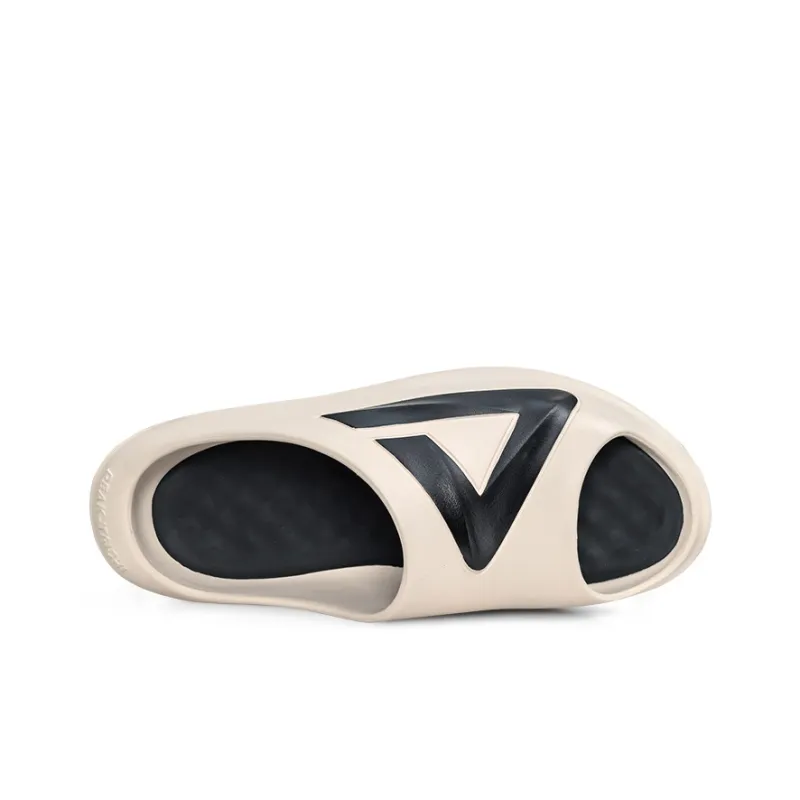 PEAK Very Small Fat Drag Sports Slippers Men's Ivory Yellow-3