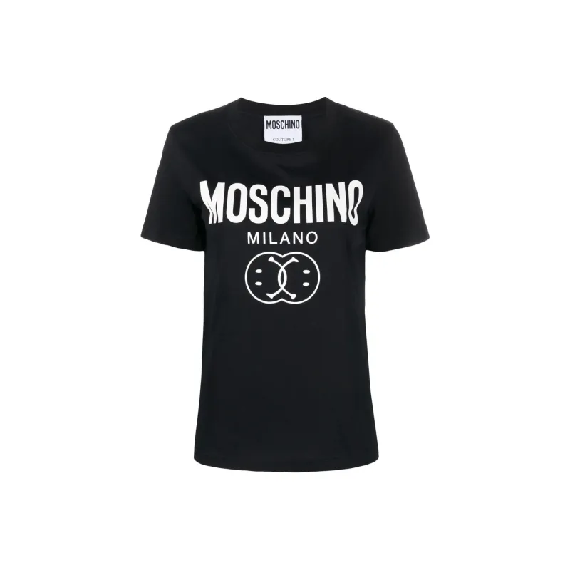 MOSCHINO Logo Printed Crewneck T Shirt-0