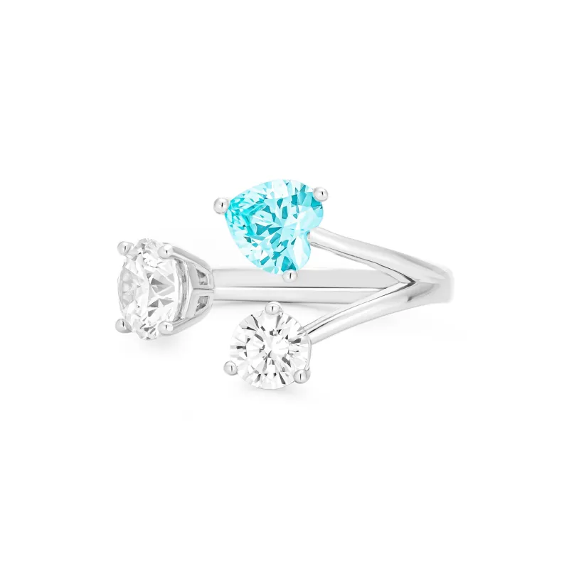 GEMOLA Synthetic Cubic Zirconia Rings Women's-2
