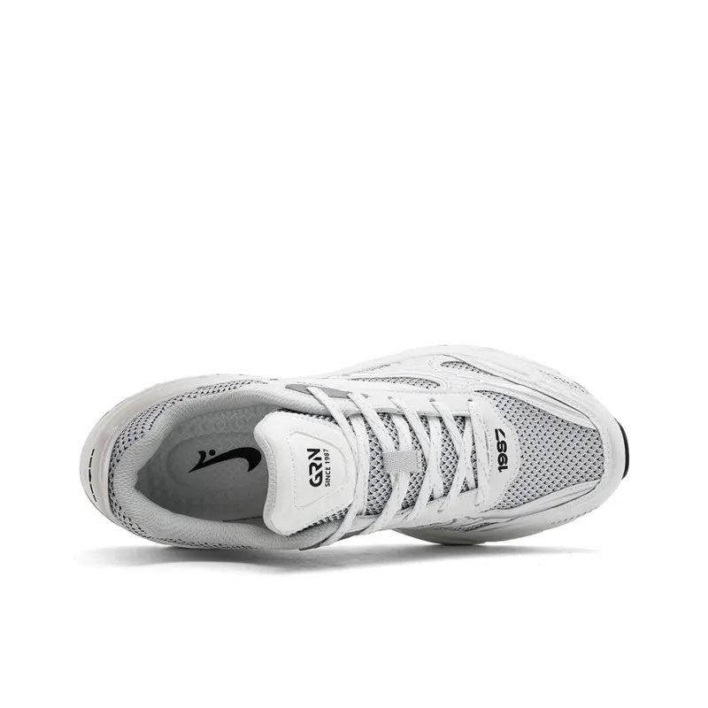K bird Slip Resistant, Breathable, Height Increasing Low Top Chunky Sneakers Men's-3
