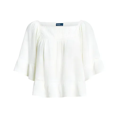 Polo Ralph Lauren Crop Tops Women's White