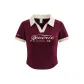 Burgundy & Apricot Collar