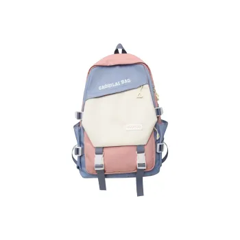 Single Warehouse Nylon Backpack Unisex Multicolor