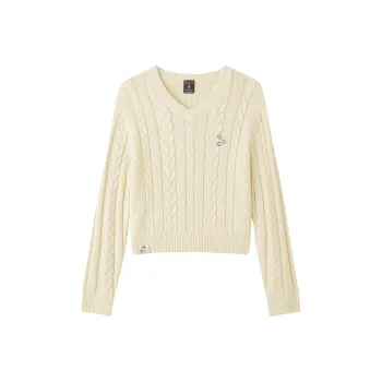 Skechers SmileyWorld Sweater Women's Pearl Ecru