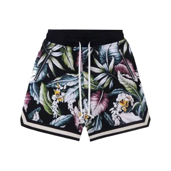 JUNGLE GURL Casual Shorts Unisex Black