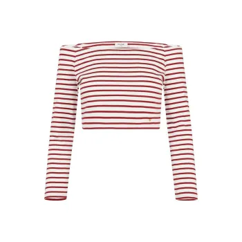 CELINE SS22 T Shirt Women's Burgundy