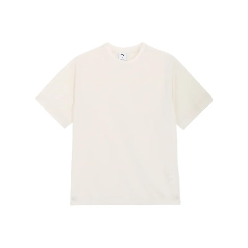 PUMA ESS+ Regular T Shirt Women's Ecru-0