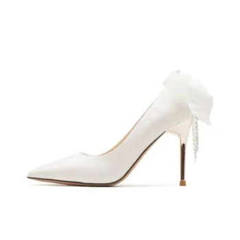 Zomila Slim Heel High Heels Women's White