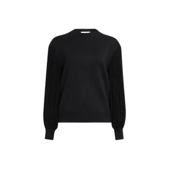 Alaia Fringed Sleeve Knit Jumper