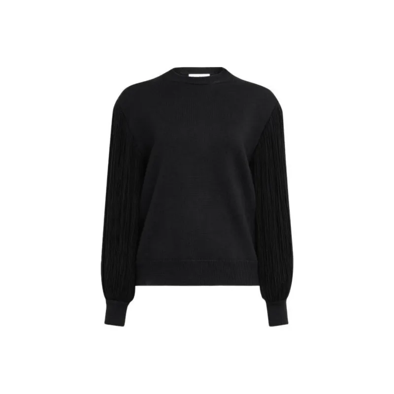 Alaia Fringed Sleeve Knit Jumper-0