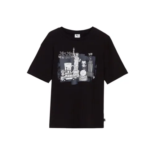 PUMA T Shirts Unisex Black