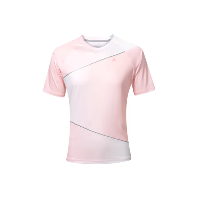 Kawasaki Badminton Clothing Men's Milk Tea Pink-0