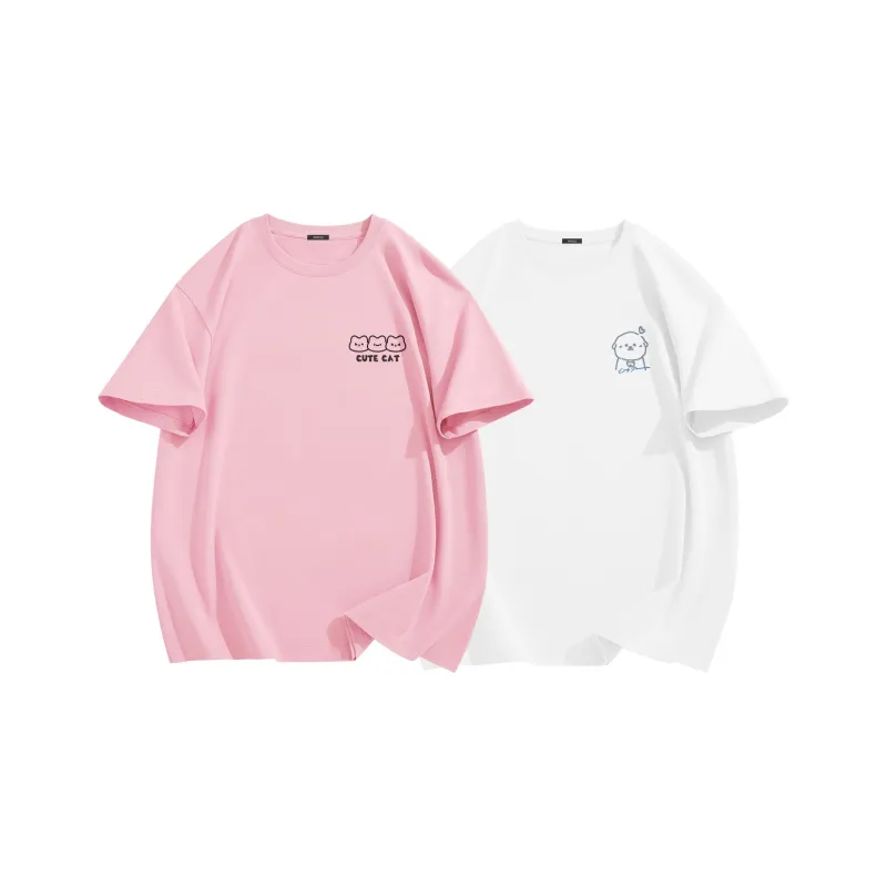 MINISO T Shirt Women's 2 Pack Summer-11