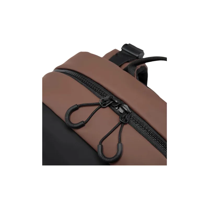 LiNing Polyurethane Backpack Regular Unisex Umber & Black-6