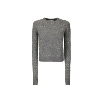 SportMax Embellished Crewneck Long Sleeved Jumper