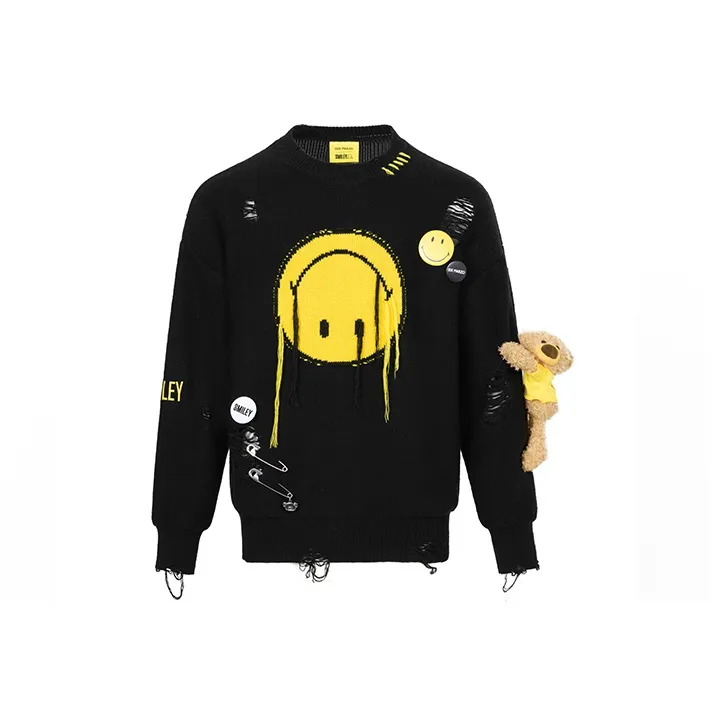Smiley X 13 DEMARZO SMILEY Sweaters Unisex-4