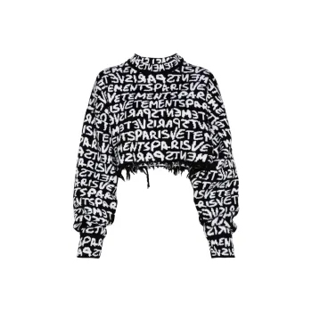 Vetements Logo intarsia Sweater