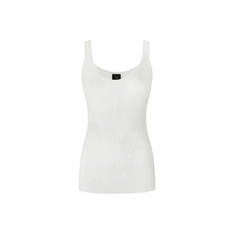 PINKO Ripped Tank Top-0