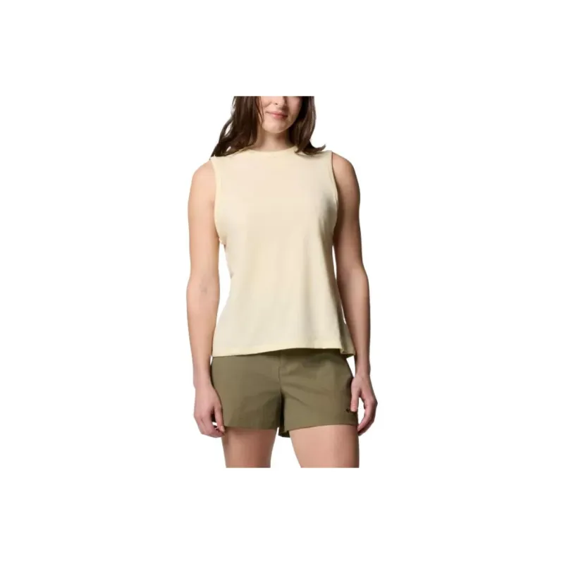 Columbia Sun Trek Tank Tops Women's Lemon-0