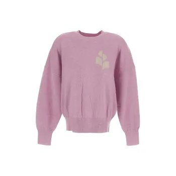 ISABEL MARANT ETOILE Logo Intarsia Knitted Jumper