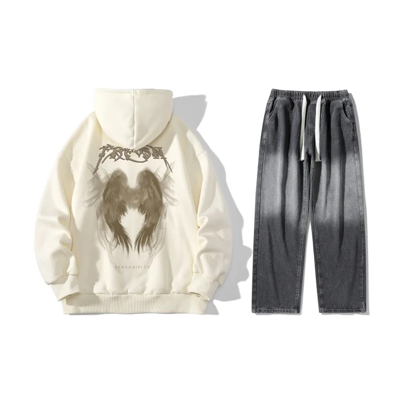 FREO3N Sweatshirt Sets Unisex-29