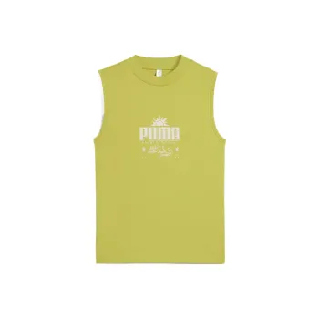 PUMA Playera Sin Mangas Corte Semi ajustado Para Mujer Palm Resort