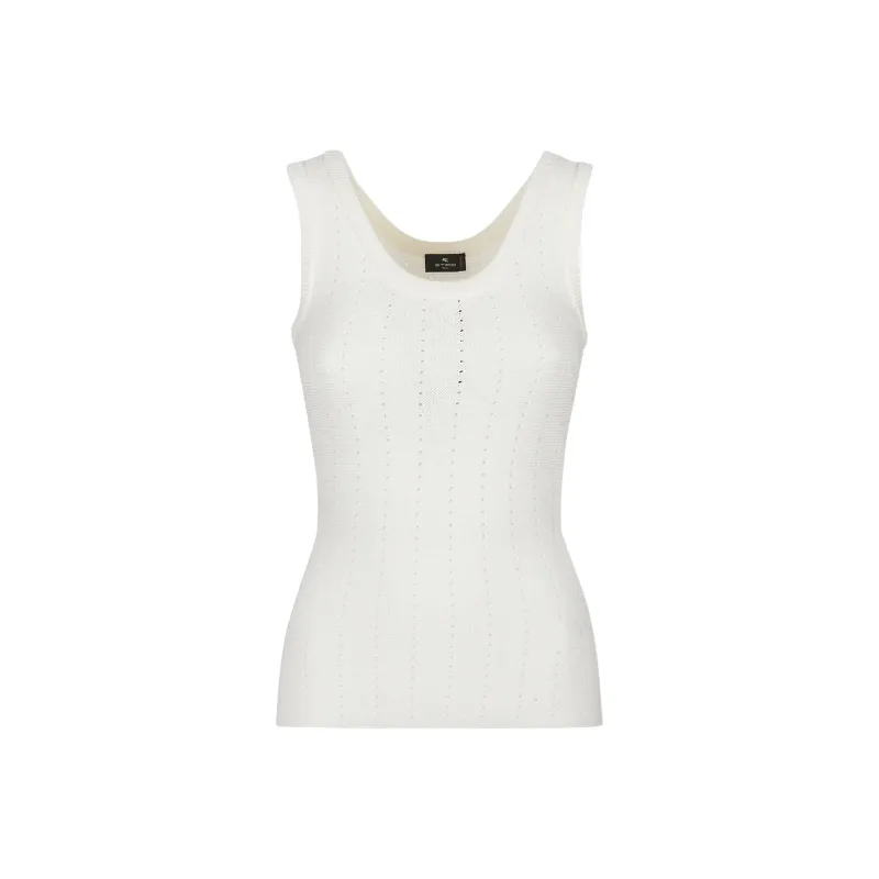 ETRO Pointelle knit Top-0
