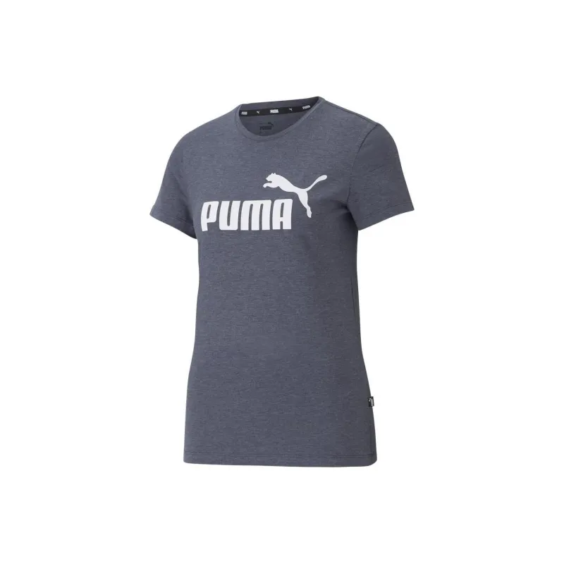 PUMA Peacoat Heather T-Shirts Women's Blue-0