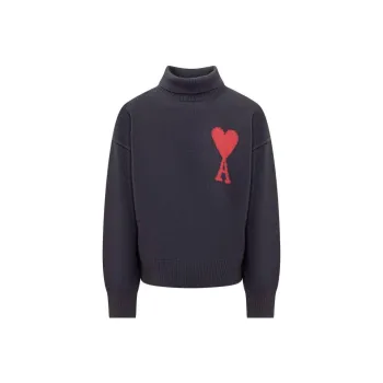 AMIPARIS Paris Ami De Coeur Logo Intarsia Knitted Jumper