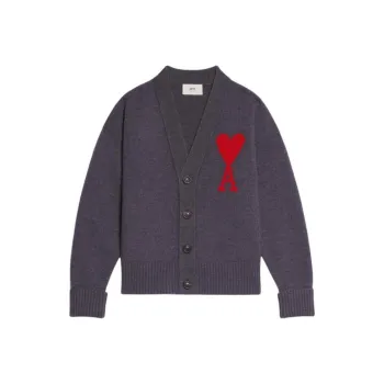 AMIPARIS De Coeur Sweaters Unisex Gray