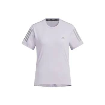 Adidas Own The Run Regular T Shirt Women's Light Purple/Dark Silver Gray