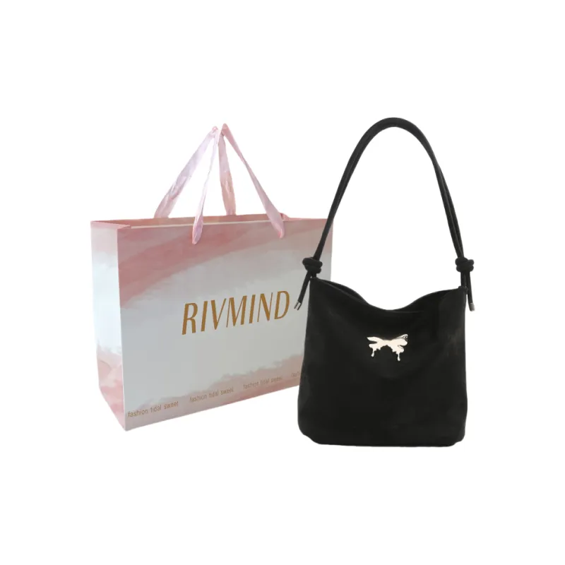 RIVMIND PU Crossbody Bag, Shoulder Bag Women's White/Black/Gray-12