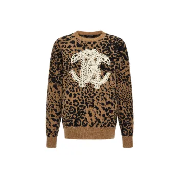 Roberto Cavalli SS24 Sweater Women's Brown