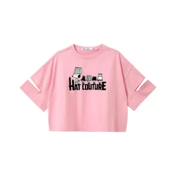 Fun x SHINUBI,LIANMINGKUAN Regular T Shirt Women's Lilac Pink