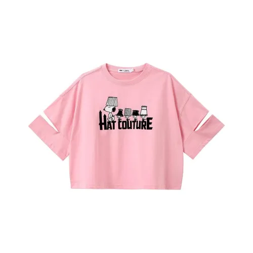Fun x SHINUBI,LIANMINGKUAN Regular T Shirt Women's Lilac Pink