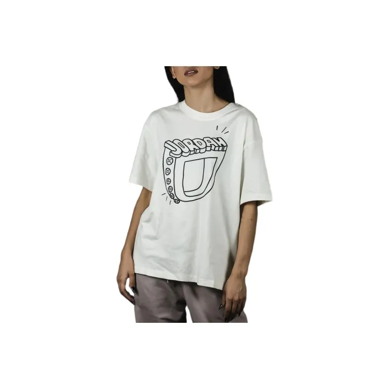 Jordan AIR Jordan ARTIST T Shirts Women's White-0