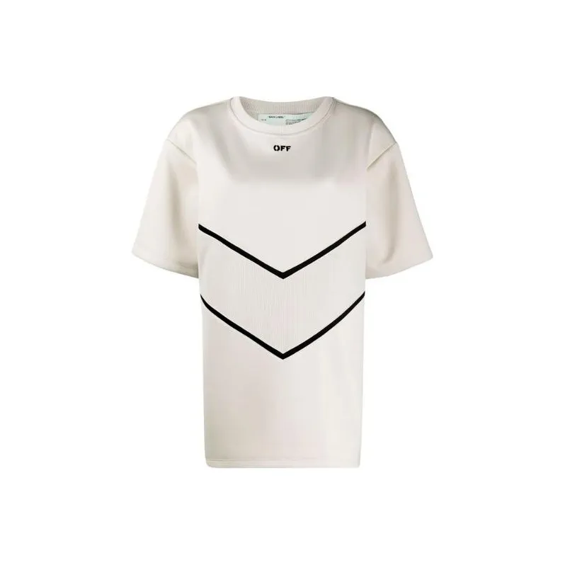 OFF WHITE T Shirt Regular Women's Ecru-0