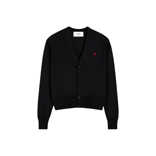 AMIPARIS Paris Ami De Coeur Logo Embroidered Buttoned Cardigan