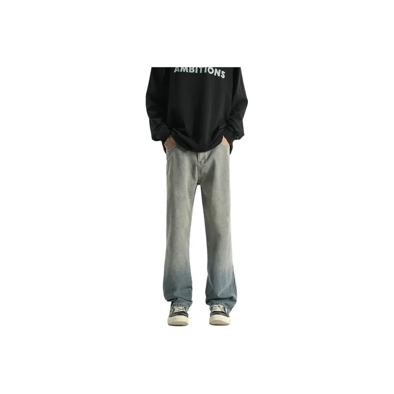 Lulifama Jeans Unisex Yellow Mud-0