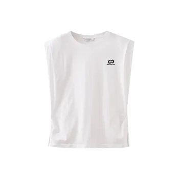SHUIYUNJIAN Tank Tops Women's Raw White