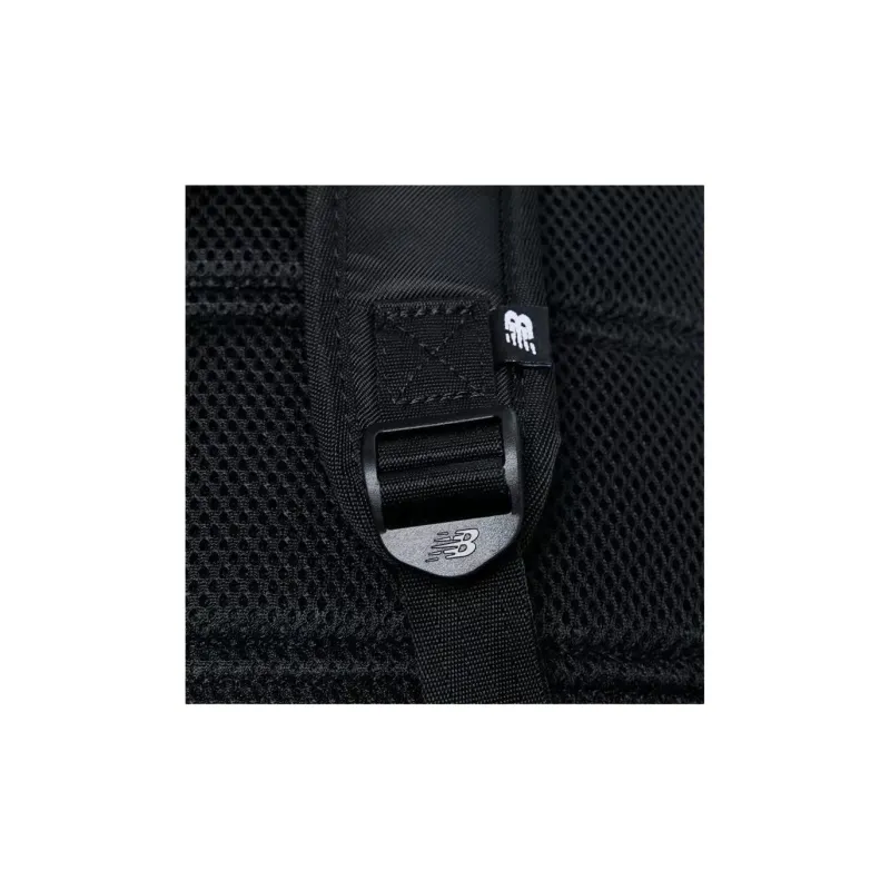 New Balance Artificial Leather Backpack Regular Unisex Black-4