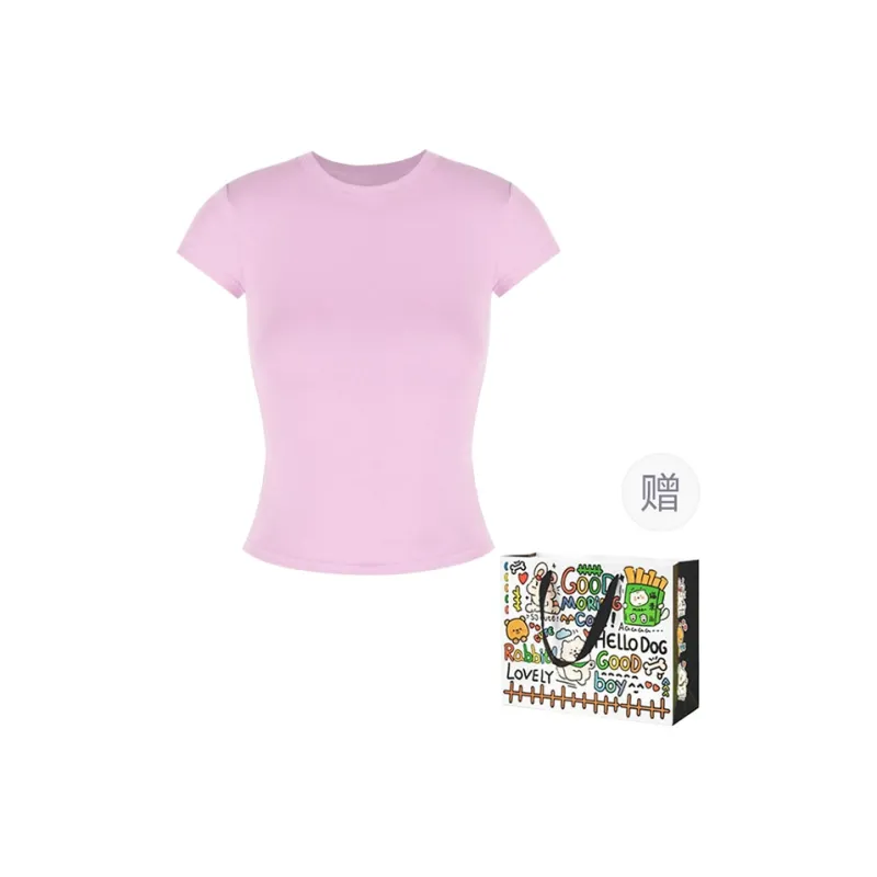 OURUOKE T Shirts Women's-13