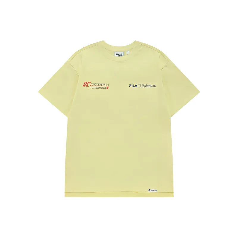 FILA FUSION T Shirt Women's Elf Yellow-0