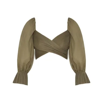 Zimmermann Plissé Cropped Top