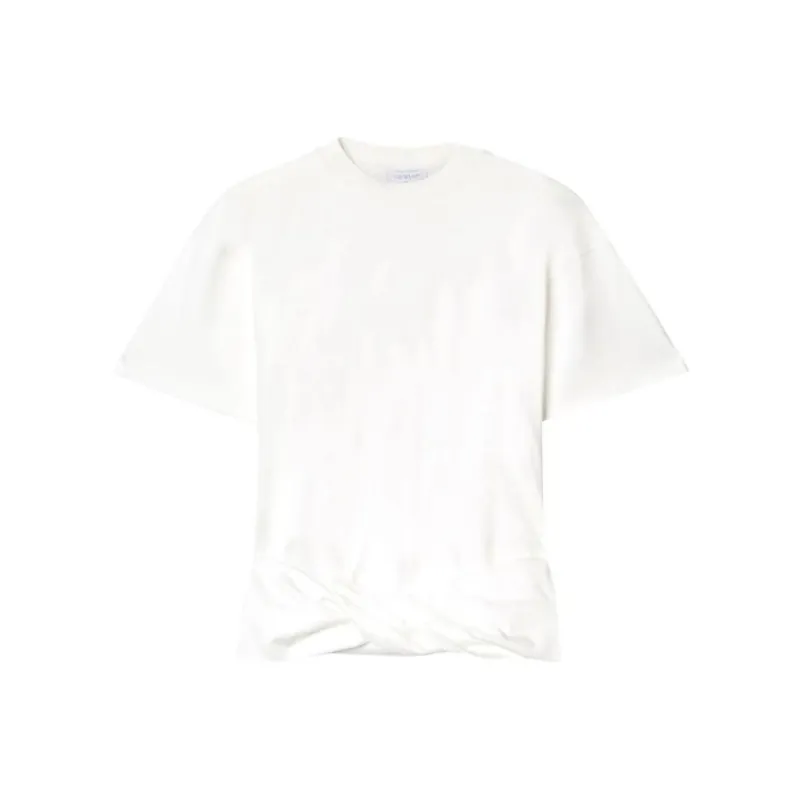 OFF WHITE Arrows motif Twisted Cotton Shirt-0