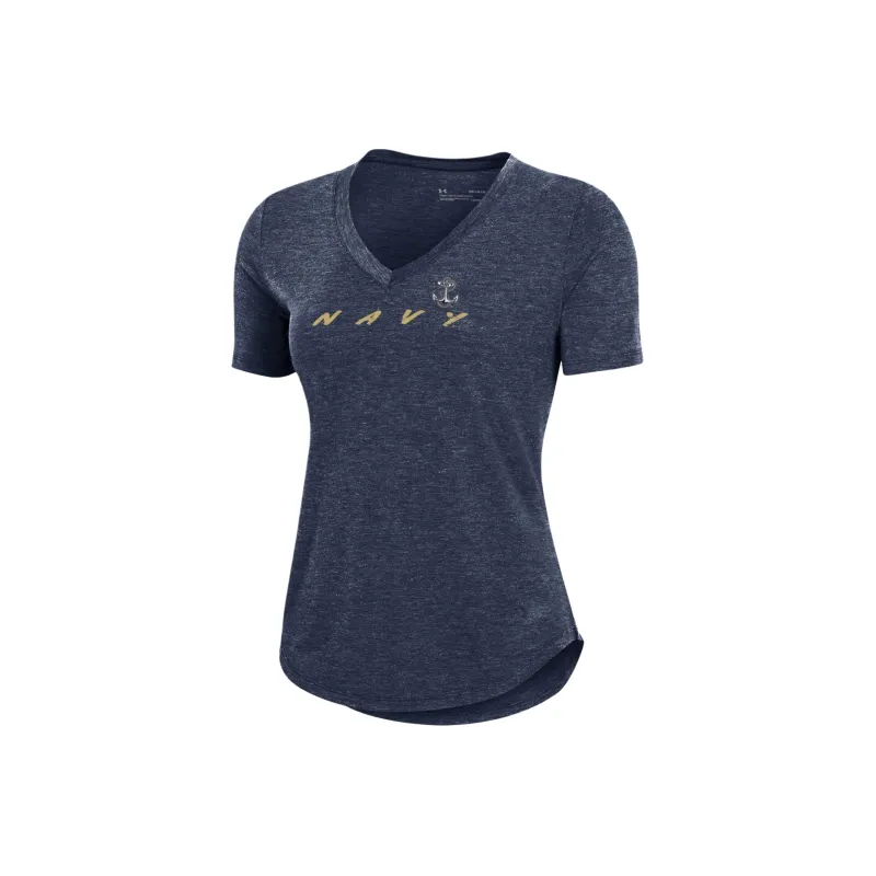Under Armour UA Breezy Jersey T-Shirt Women's Dark Blue-0